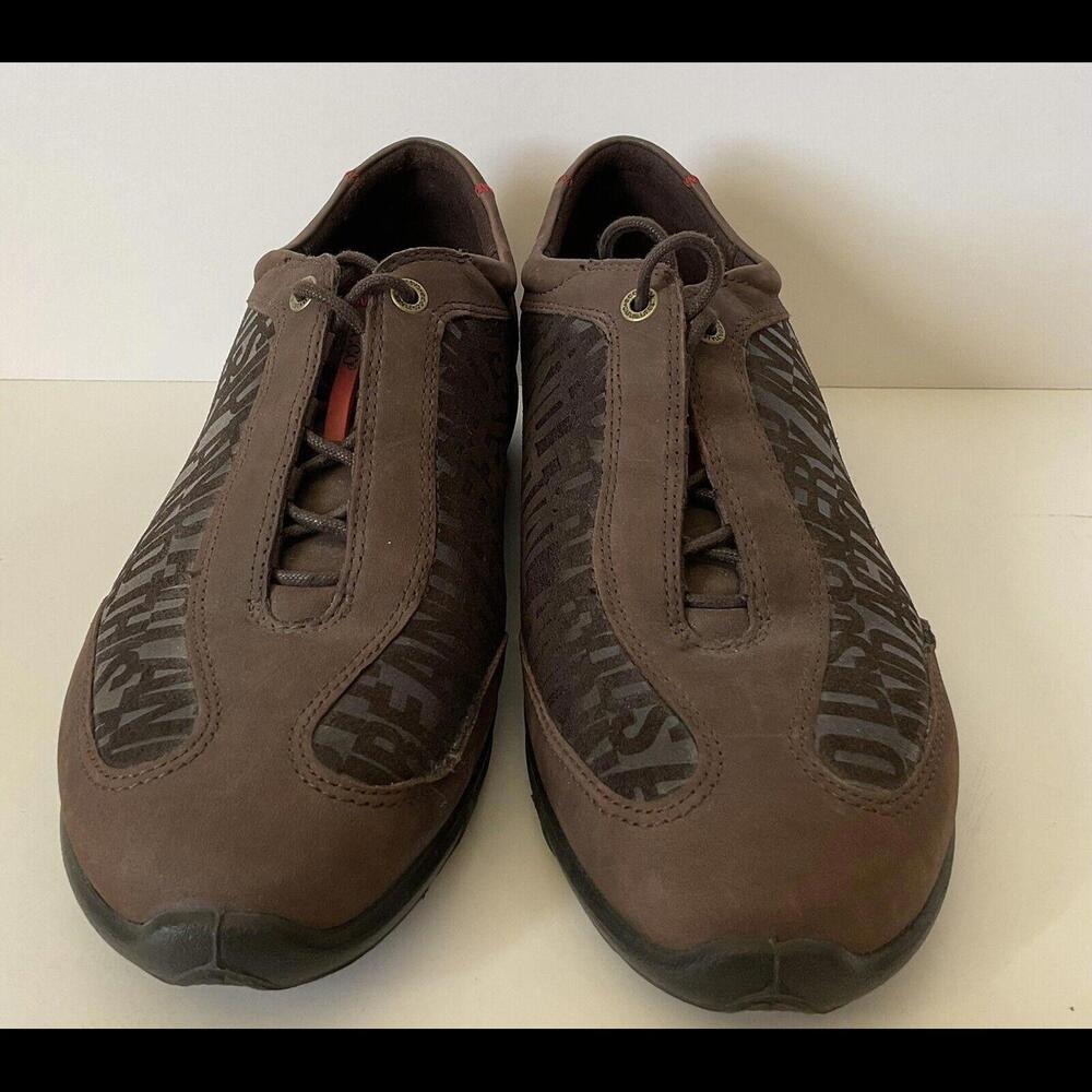 ECCO Casual Lifestyle Suede Brown Lace Up Womens Shoes Size 41 - US 10 1/2